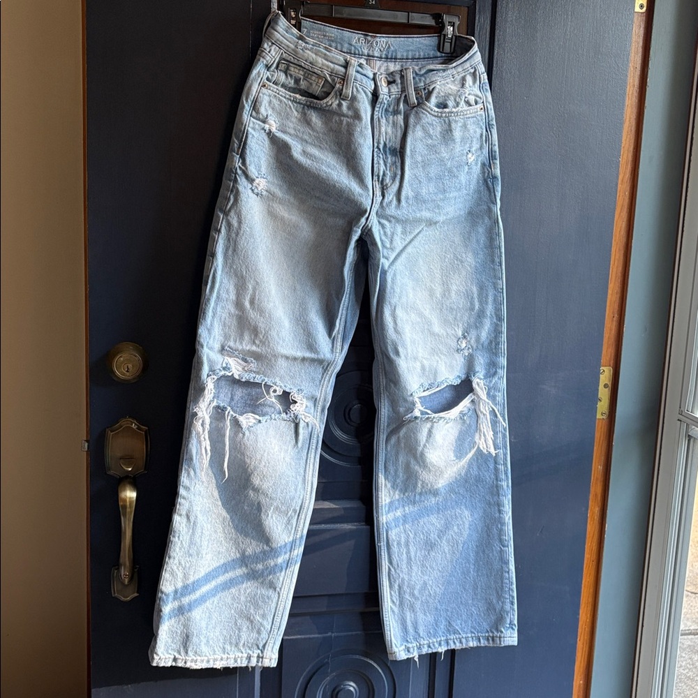 HIGHEST-RISE SKATER JEANS SIZE 7 ARIZONA BRAND